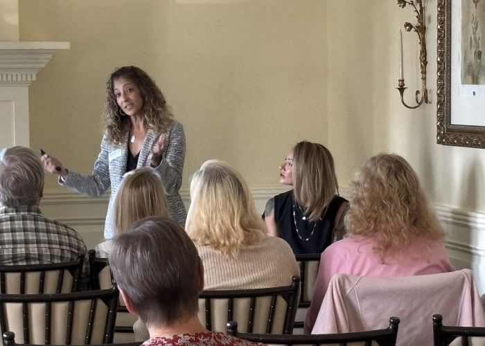 Marcia provides real world explanations and customizes scenarios for her attendees.